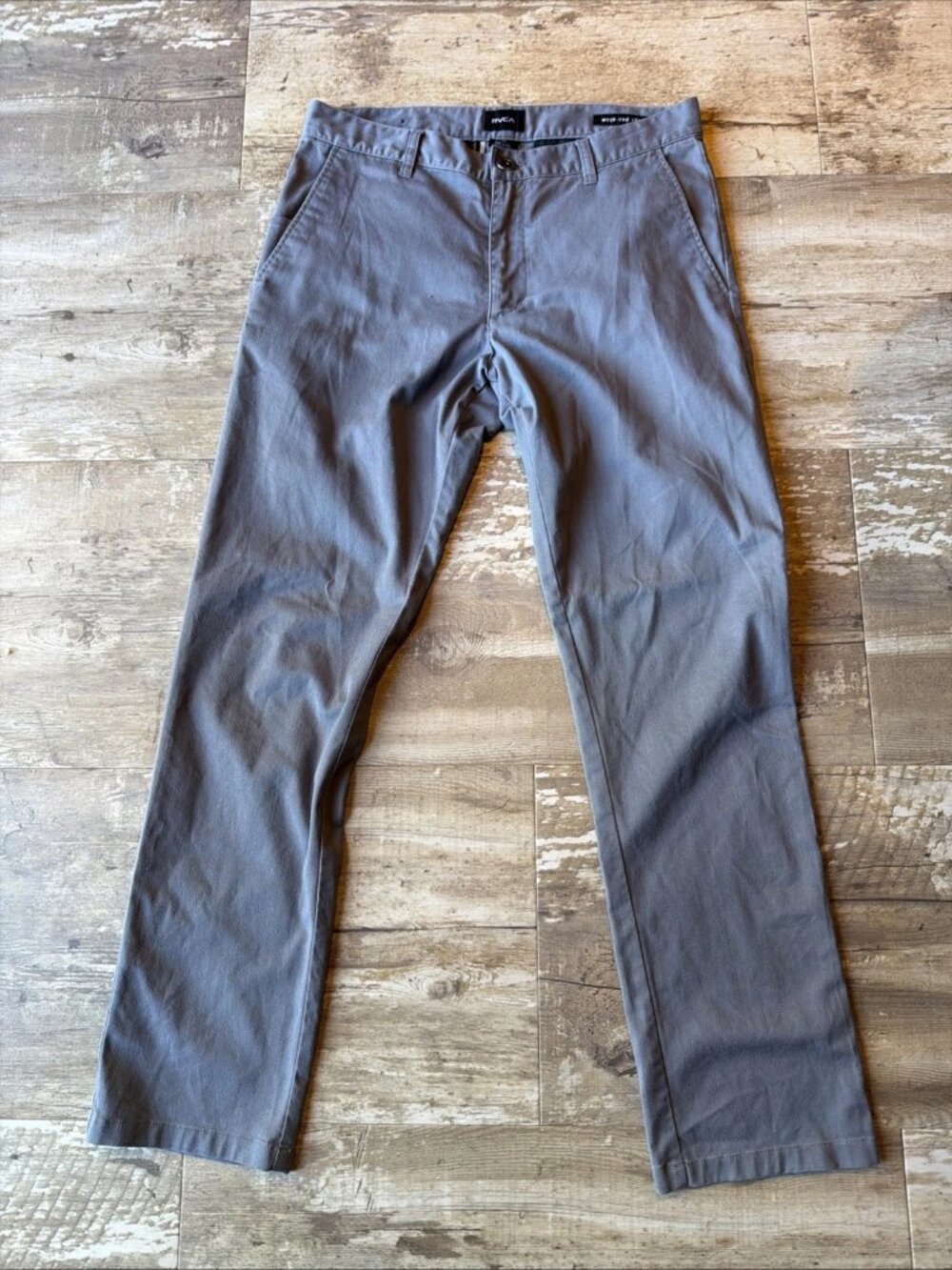 RVCA The Week-End Stretch Chino Gray Pants Men’s 32x30